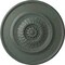 Ekena Millwork Floral Ceiling Medallion, Hand-Painted Cloud Burst Crackle, 23 1/2"OD x 2 3/4"P CM23FLCBC - alternate 1